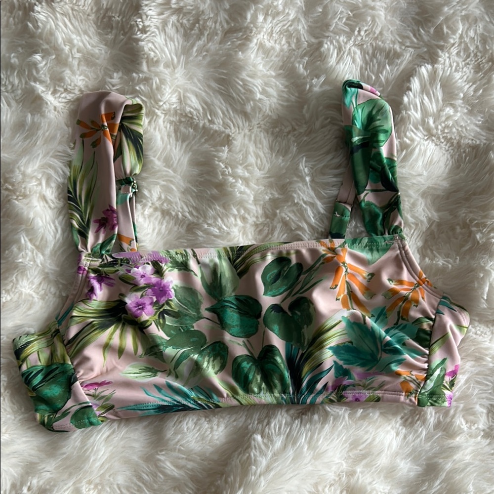 Floral Tropical Bikini Top